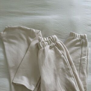 Target Cream Women's ribbed sweater & Joggers